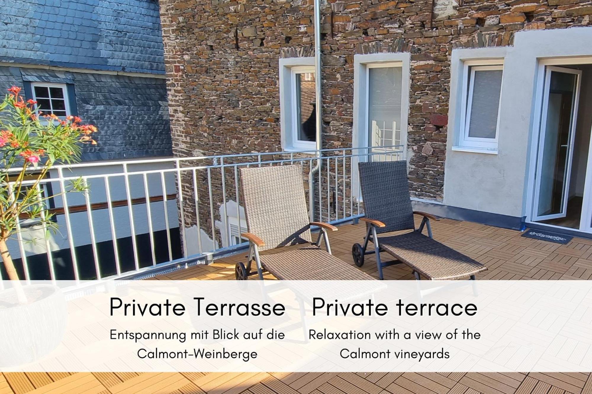 Appartement Winzerhaus Am Calmont - Terrasse Der Ruhe à Bremm Extérieur photo